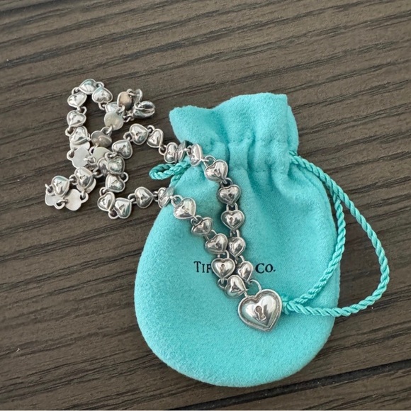 Tiffany & Co. Silver Heart Charm Necklace - Picture 3 of 11